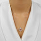 Rhythm of Love Lab Created Heart Shape Garnet Pendant in Sterling Silver