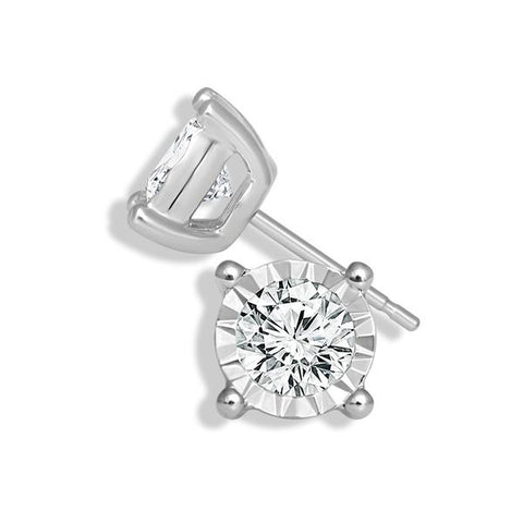 1/10ctw Endless Sparkle Diamond Stud Earrings