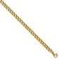 Chisel Stainless Steel Polished Yellow IP-plated 5mm 24 inch Curb Chain Necklace