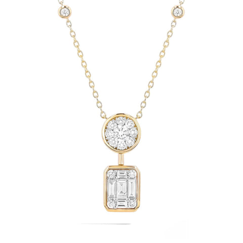 Robert Irwin Couture Empress Round Drop Pendant