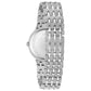 Bulova Ladies Phantom Silver Crystal Black Dial Crystal Watch 96L273