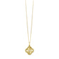 Diamond Clover Pendant in 10 Karat Yellow Gold