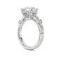 Above Love Star Lab Grown Diamond Engagement Ring in White Gold (3 1/2 Ctw)