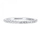 1/4 Ctw Diamond Wedding Band in 14 Karat White Gold