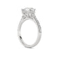 Above Love Star Lab Grown Diamond Wedding Set in White Gold (2 3/4 Ctw)