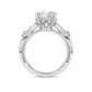 Above Love Star Lab Grown Diamond Engagement Ring in White Gold (3 1/2 Ctw)