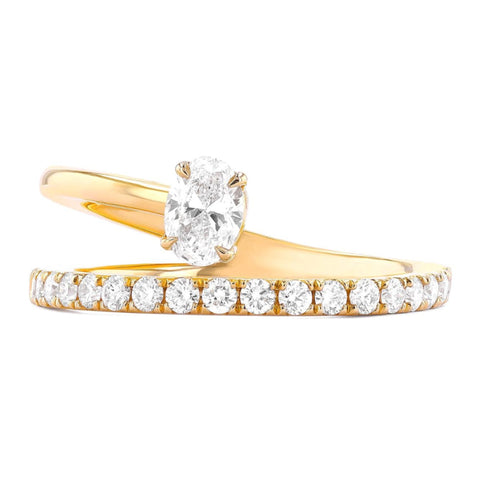 Robert Irwin Couture Paradox Oval Open Diamond Ring