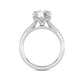 Above Love Star Lab Grown Diamond Wedding Set in White Gold (3 Ctw)