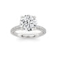 Above Love Star Lab Grown Diamond Engagement Ring in White Gold (2 3/8 Ctw)