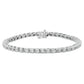 2 Ctw Lab Grown Diamond Tennis Bracelet in White Gold (7 Inches)