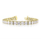 19 Ctw Lab Grown Diamond Tennis Bracelet in 14 Karat Yellow Gold