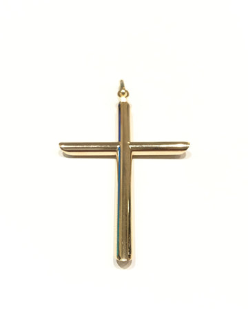 10k Yellow Gold Cross Charm Pendant