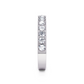 1/2 Ctw Classic Micro Pave Diamond Wedding Band in 14 Karat White Gold