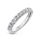 18 Karat White Gold Simon G. 3/4 Carat Diamond Wedding Band