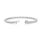 5 Ctw Lab Grown Diamond Tennis Bracelet in 14 Karat White Gold