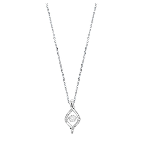 1/20 Ctw Rhythm of Love Diamond Pendant