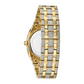 Bulova Men's Phantom Mineral Crystal Gold-Tone Watch