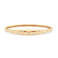 1/2 Ctw Domed Diamond Bangle Bracelet in 14 Karat Yellow Gold