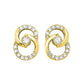 1/4 Ctw Diamond Earrings in 10 Karat Yellow Gold