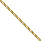 Chisel Stainless Steel Polished Yellow IP-plated 5mm 24 inch Curb Chain Necklace