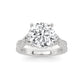 Above Love Star Lab Grown Diamond Wedding Set in White Gold (3 1/4 Ctw)