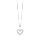 1/10 Ctw Diamond Heart Pendant in Sterling Silver