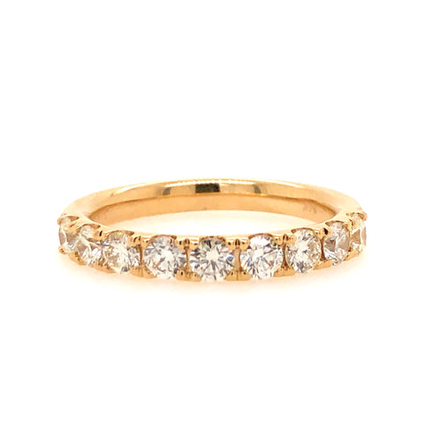 14k Yellow Gold 1.00ctw Diamond Wedding Band