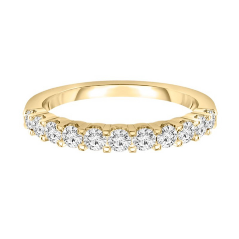 1/2 Ctw Diamond Wedding Band in 14 Karat Yellow Gold