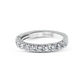 18 Karat White Gold Simon G. 3/4 Carat Diamond Wedding Band