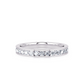 1/3 Ctw Classic Channel Set Diamond Wedding Band in 14 Karat White Gold