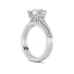 Above Love Star Lab Grown Diamond Wedding Set in White Gold (3 Ctw)