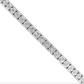 1 Ctw Lab Grown Flexible Diamond Bangle Bracelet in Sterling Silver