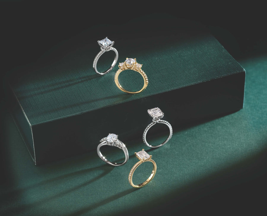 Shop diamond engagement rings available now with free two day shipping or in-store pickup. Enjoy free ring sizing, free rhodium plating, and free ring cleanings with every ring purchase at Robert Irwin Jewelers. 