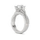 Above Love Star Lab Grown Diamond Wedding Set in White Gold (3 1/4 Ctw)