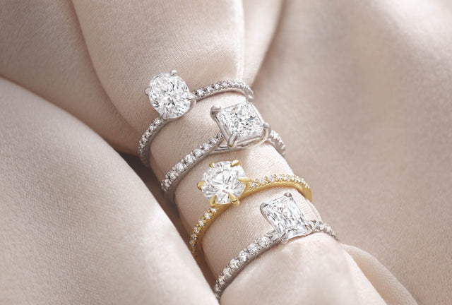 Get free lifetime ring sizing, rhodium plating, and ring cleanings with your engagement ring purchase at Robert Irwin Jewelers